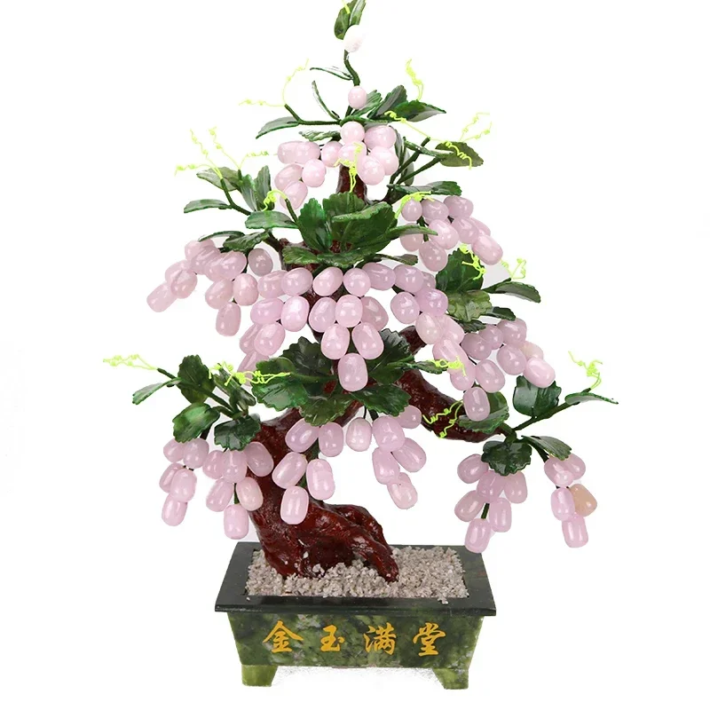 Art Craft Christmas Tree - Stenen ornament druivenboom Zhaocai woonaccessoires Kunst