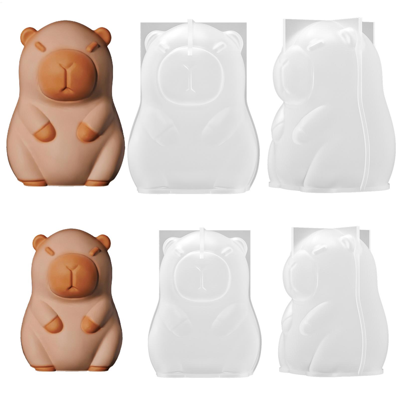 Art Craft Ice Cream - Herbruikbare Siliconen Dier Mallen 3D Capybara