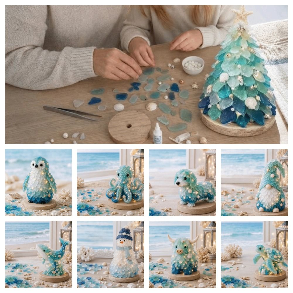 Art Craft Christmas Tree - Lagen Zee Glas Kerstboom DIY Kit