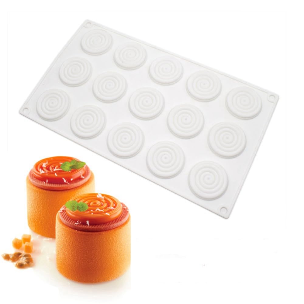 Art Craft Ice Cream - Spiraalvormige siliconen mallen voor het bakken