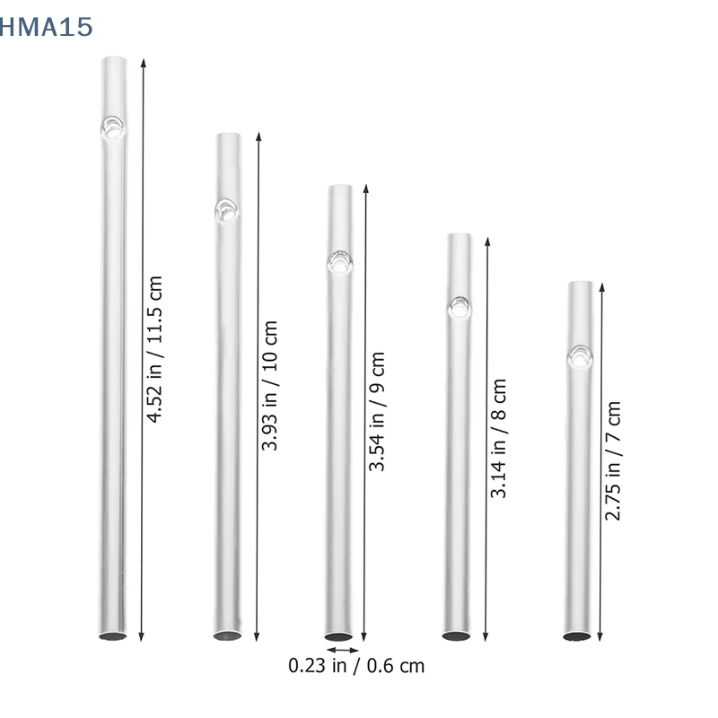 Art Craft Youtube - 30 stuks aluminium buisjes DIY windgong