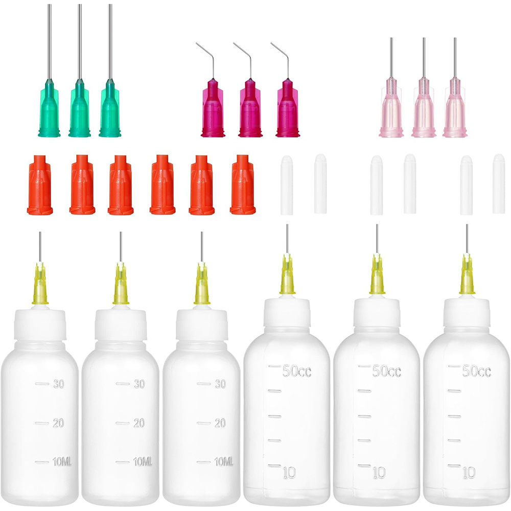 Art Craft Kit - Precisie flesjesset met naaldpunt, 6-pack (30ml