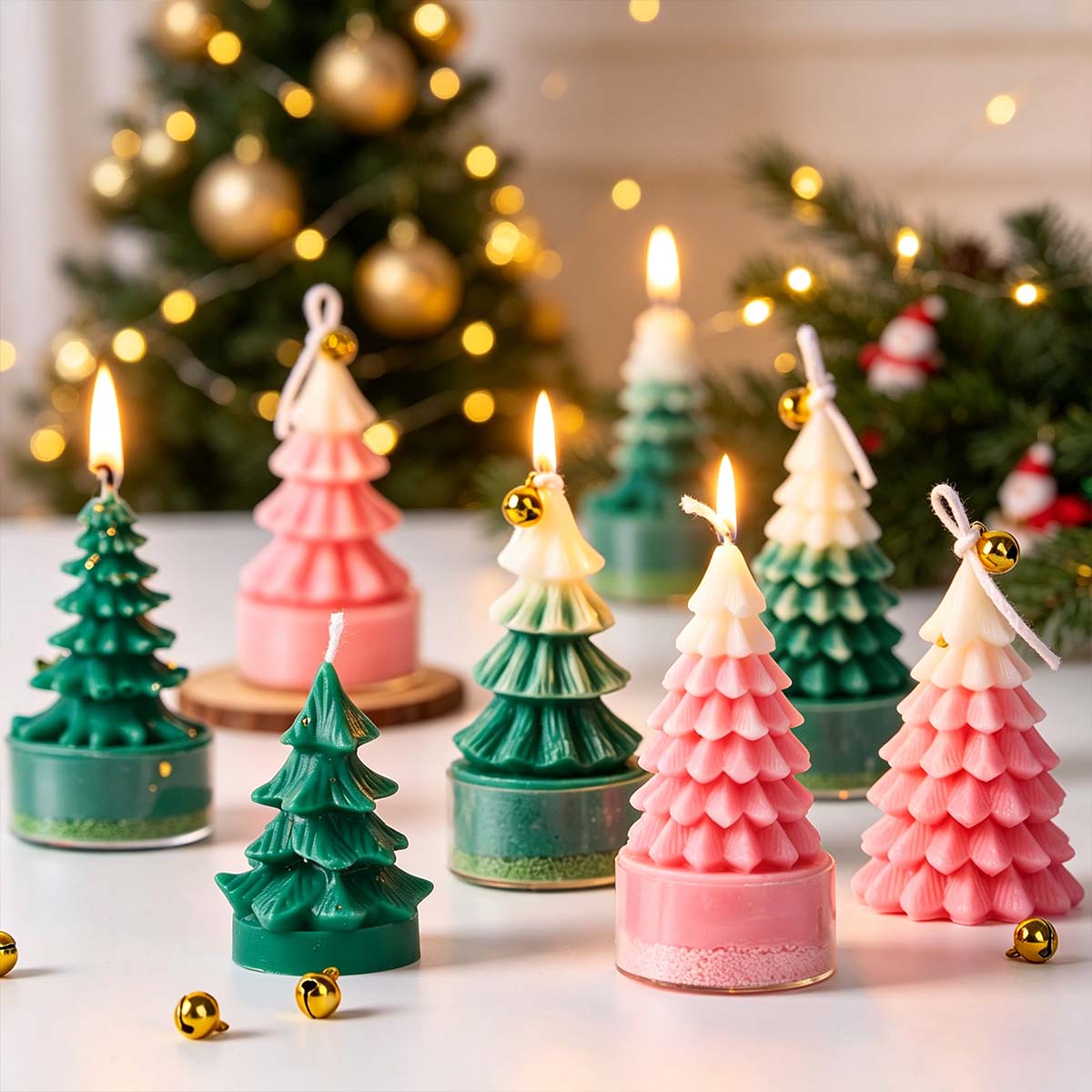 Art Craft Christmas Tree - 3D Kerstboom Siliconen Kaars Schimmel DIY