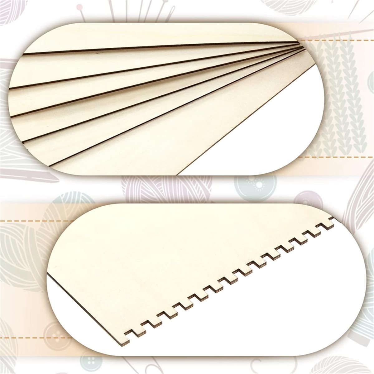 18 stuks beginners houten geke - Art Craft Activities recensie en prijs