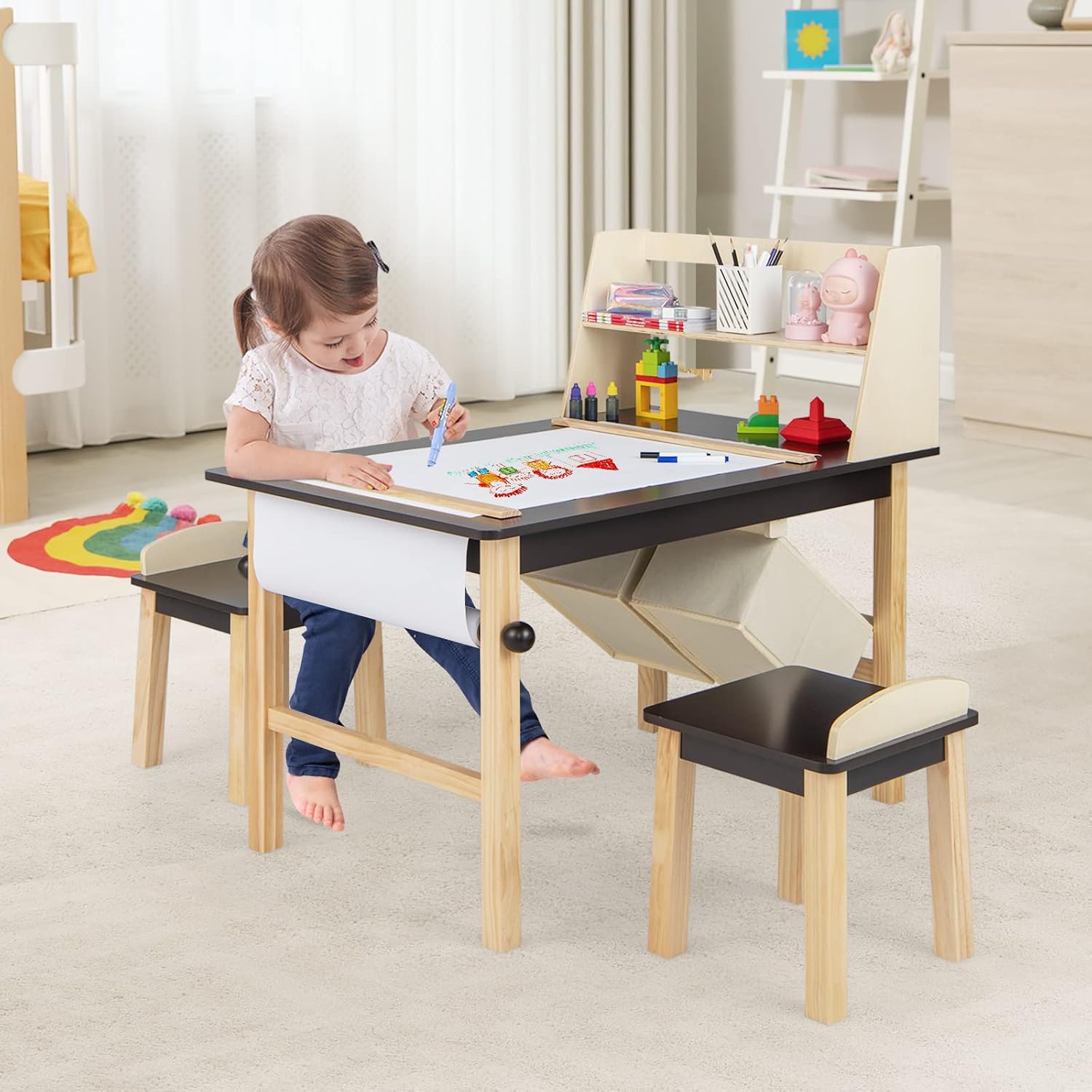 Kinderkunsttafel- en stoelense - Art Craft Toddler recensie en prijs