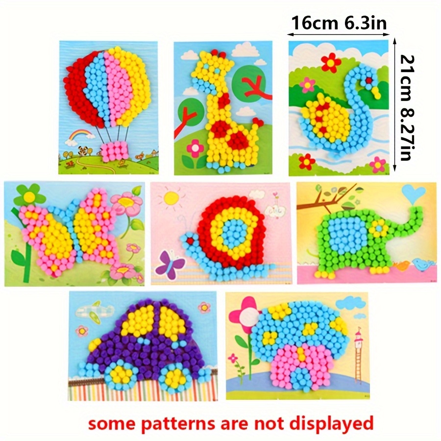 2 stks 16x21 cm Kleurrijke Pom - Art Craft Painting recensie en prijs