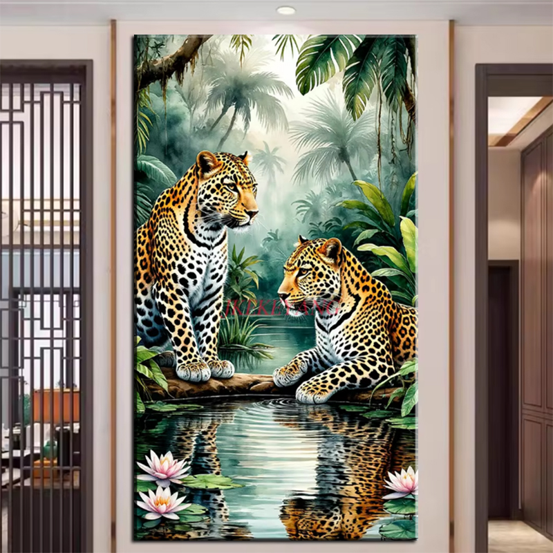 Nieuwe Jungle Bos Landschap 5D - Art And Craft Jungle recensie en prijs