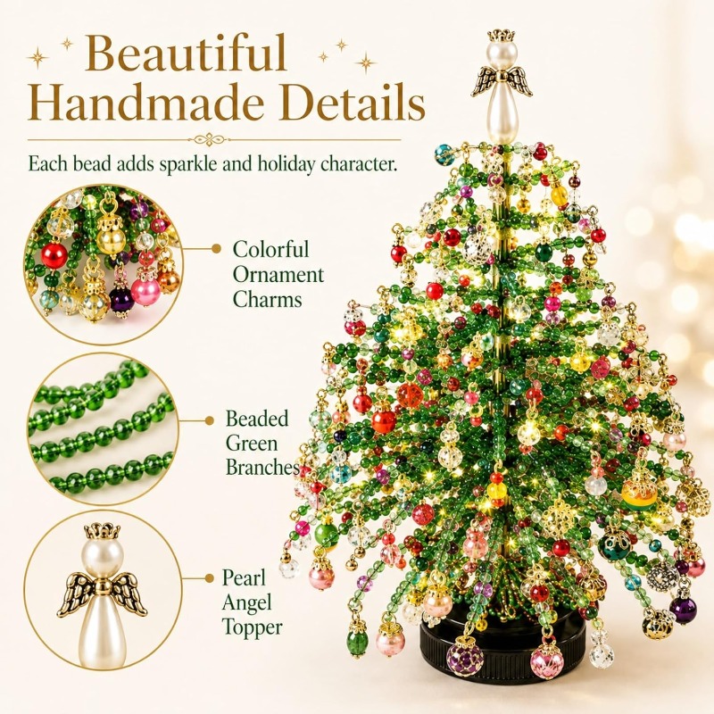 Kerstboom knutselset met krale - Art Craft Christmas Tree recensie en prijs