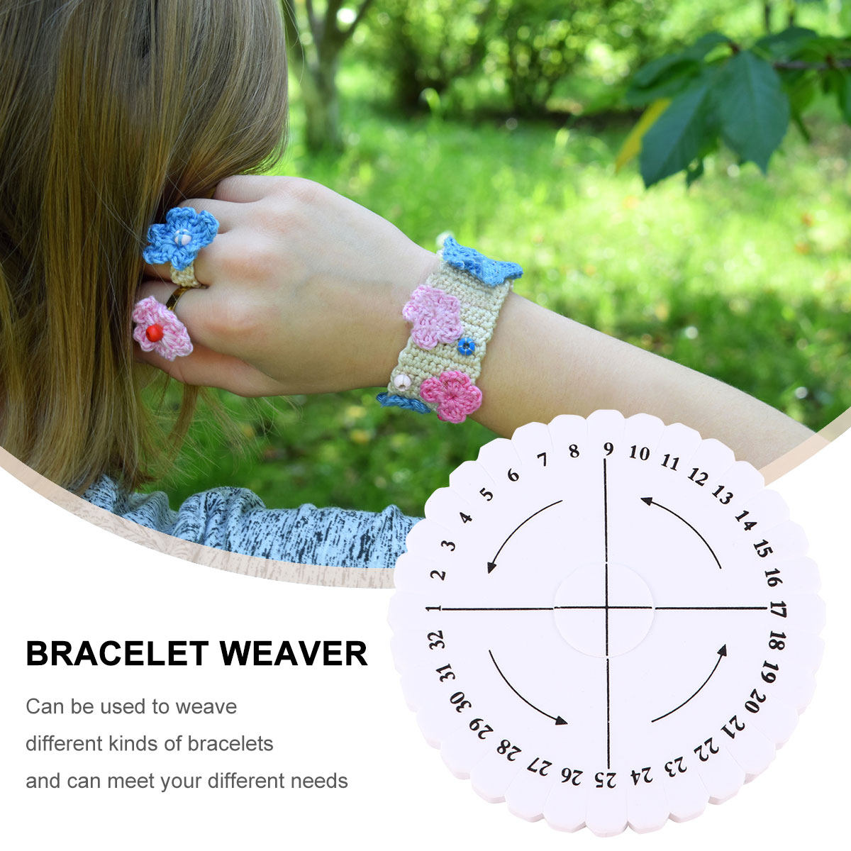 1 set ronde weefset armbandmak - Art Craft Kit recensie en prijs