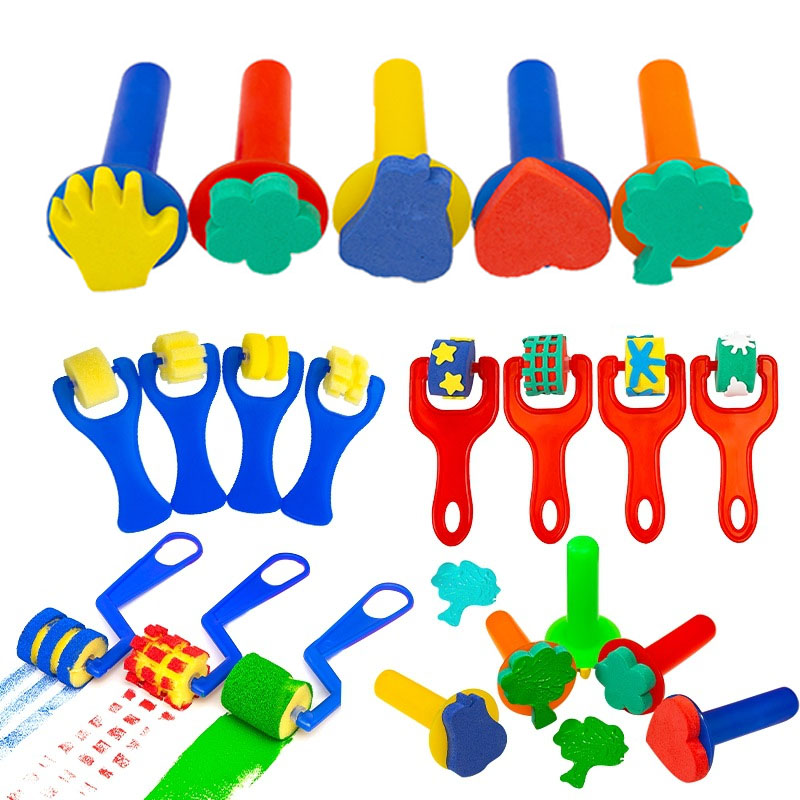 Kinderen Peuter Spons Stempel  - Art Craft Toddler recensie en prijs