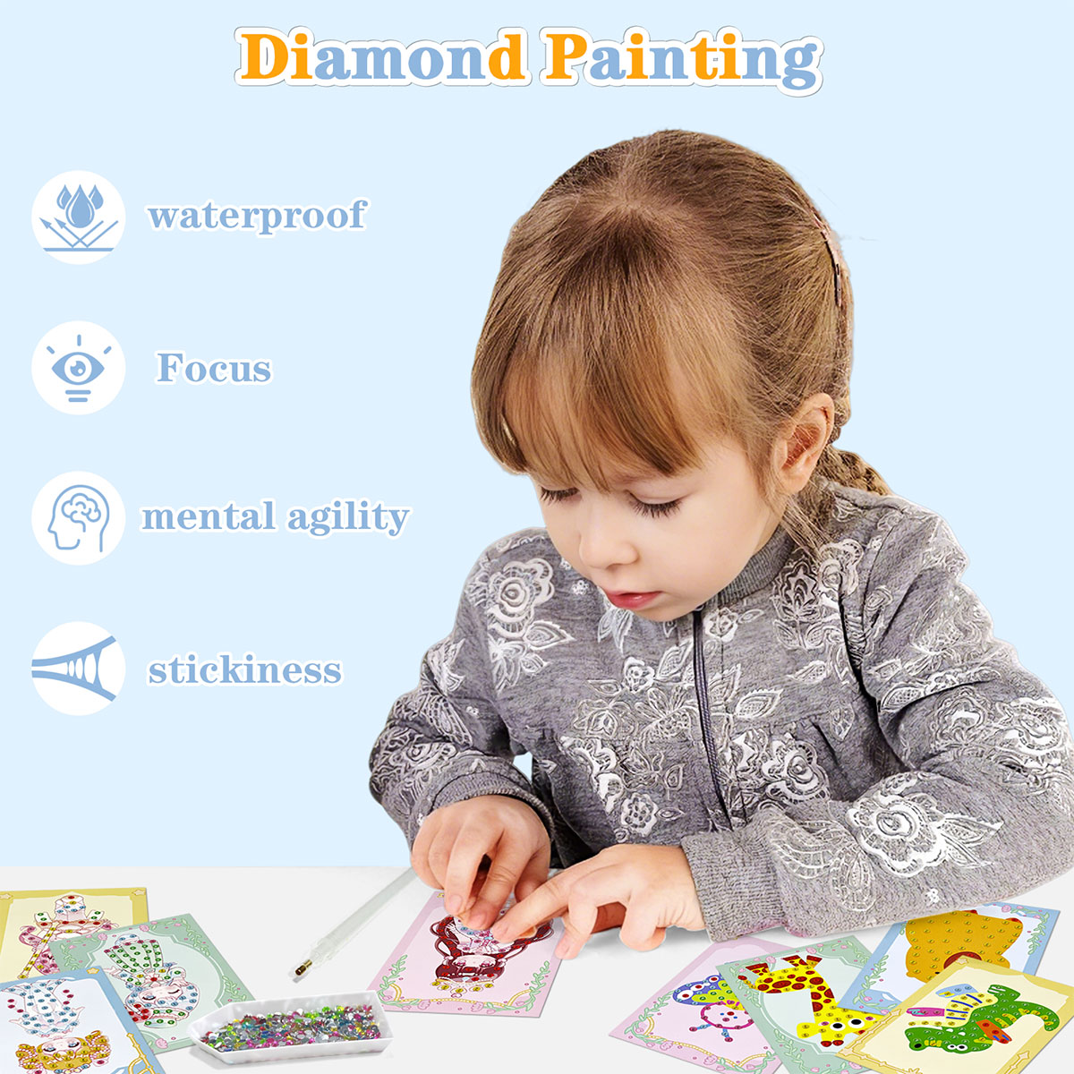 16-delige Gem Kit DIY knutsels - Art Craft Activities recensie en prijs