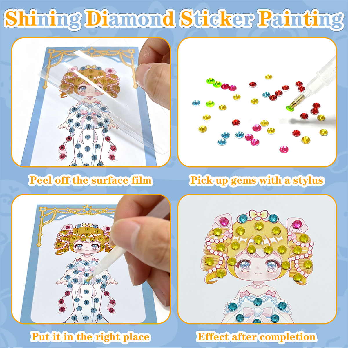 16-delige Gem Kit DIY knutsels - Art Craft Activities recensie en prijs