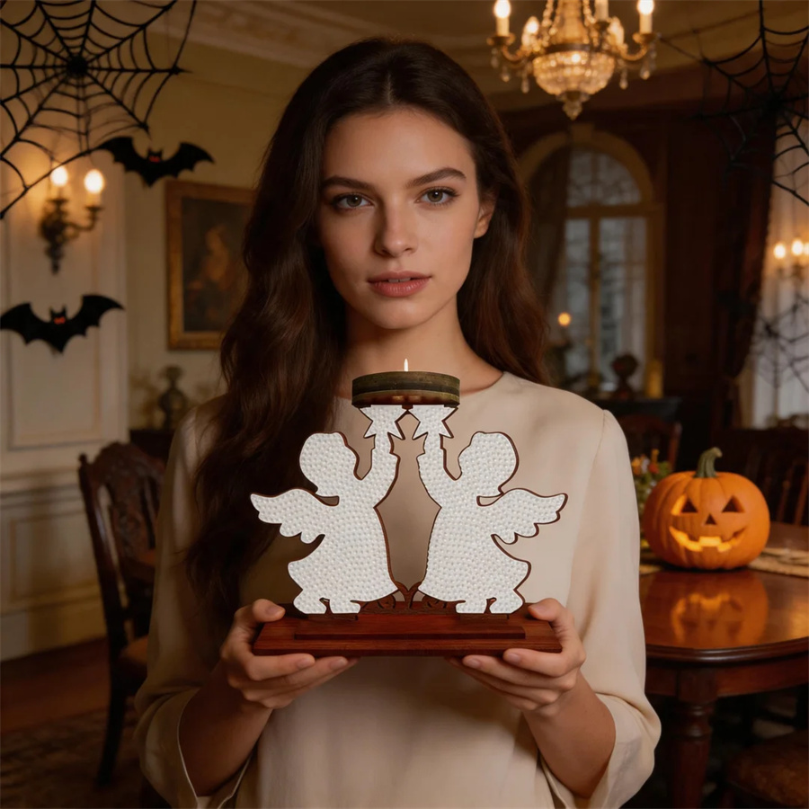 Kinderkaarsenhouder Halloween- - Art Craft Kit recensie en prijs