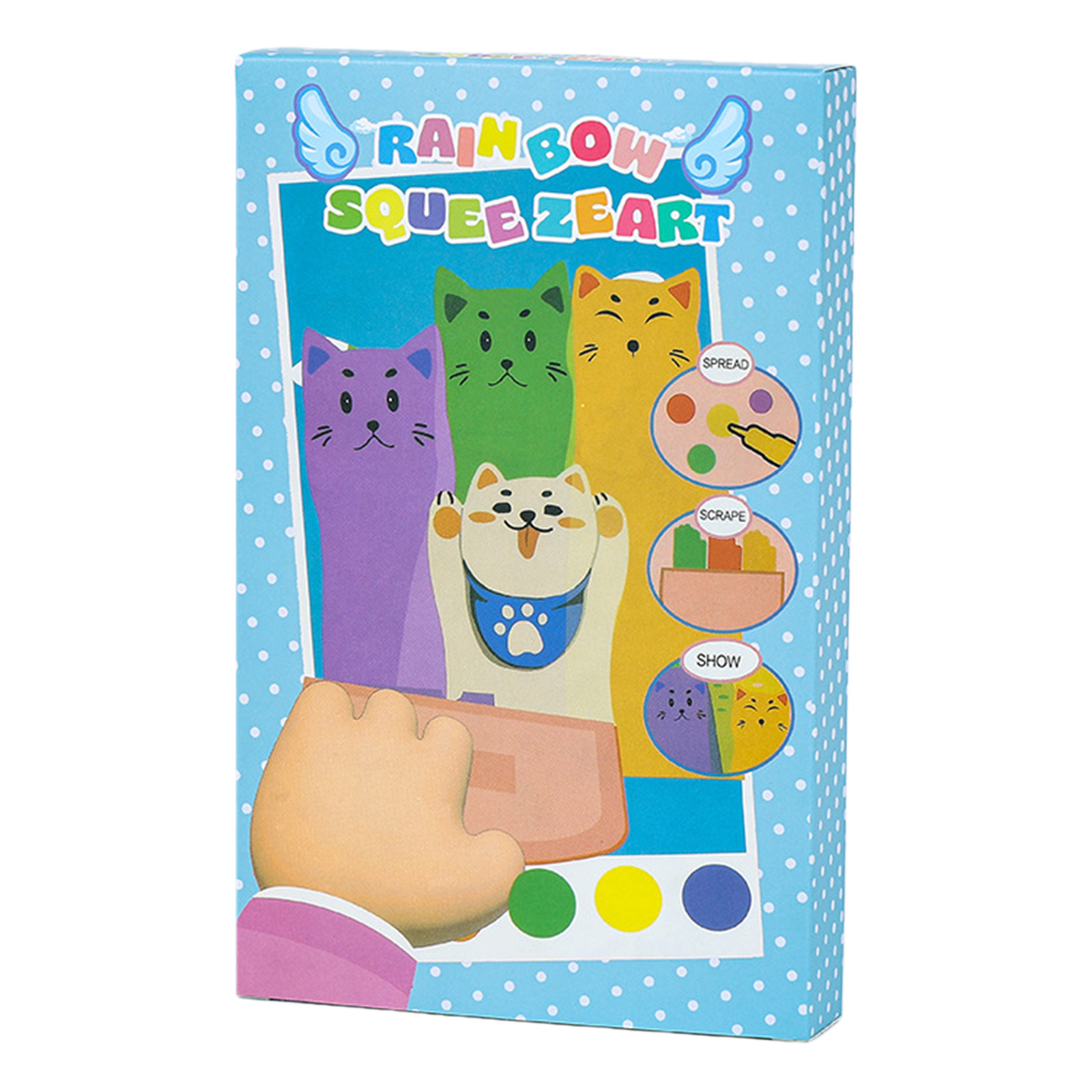 Magische Regenboog Krabpapier  - Art Craft Toddler recensie en prijs