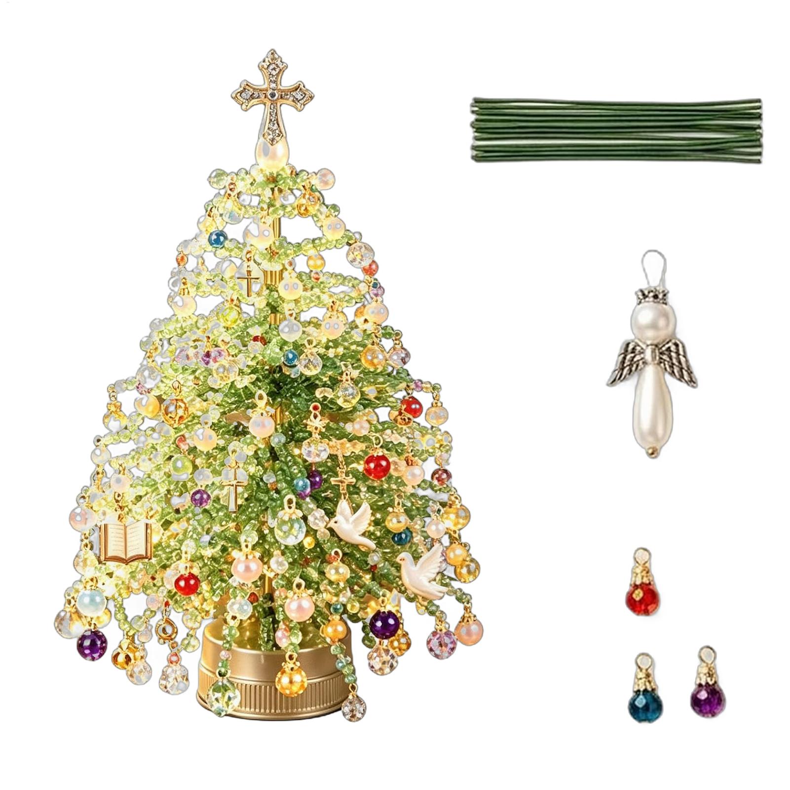 Kerstboomset met kralen, glanz - Art Craft Christmas Tree recensie en prijs