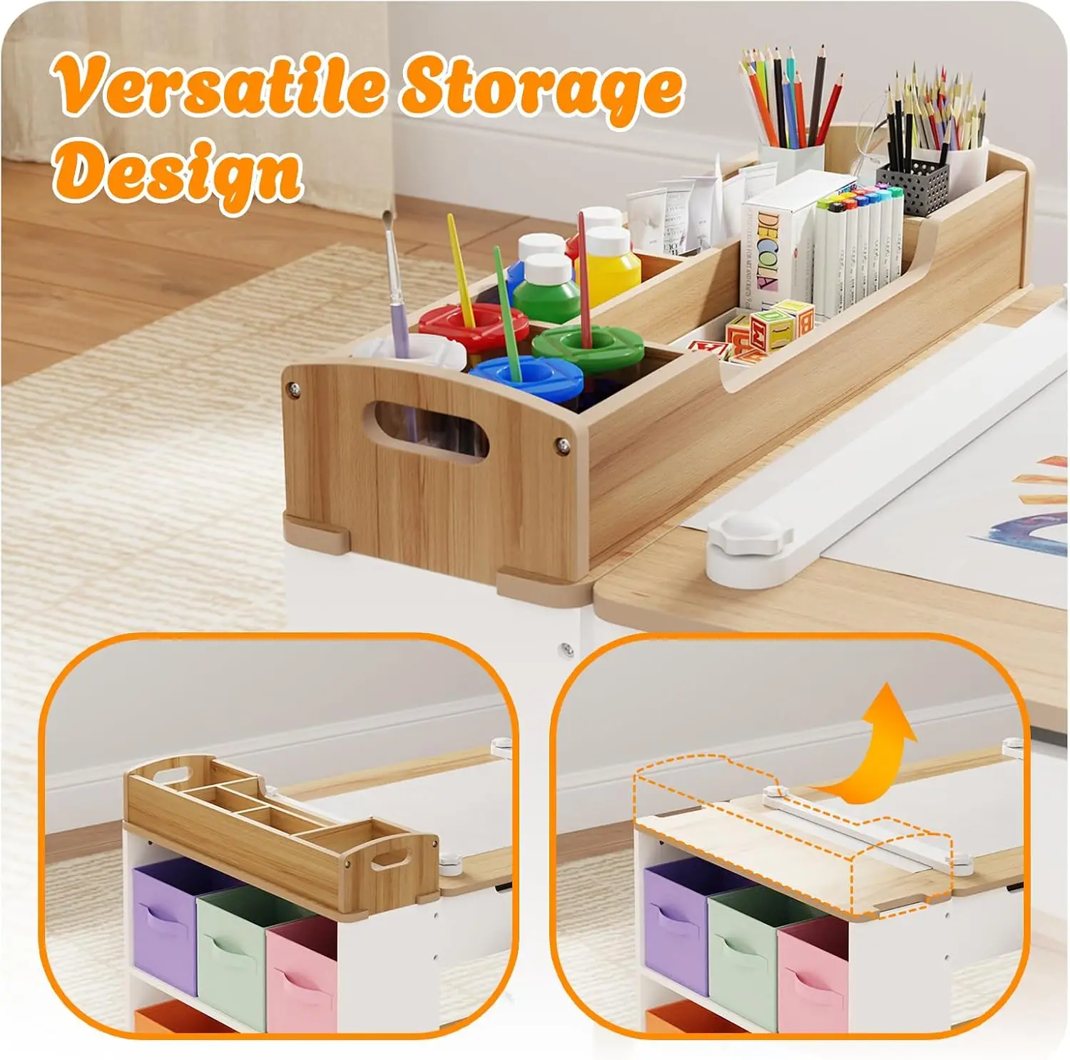 Kinderkunsttafel- en stoelense - Art Craft Toddler recensie en prijs