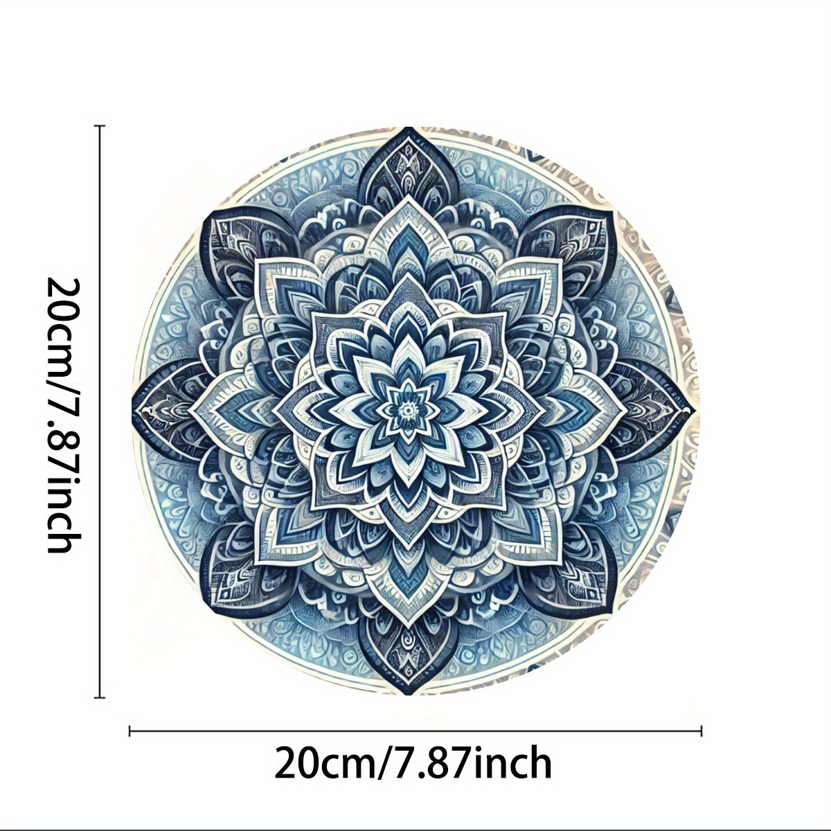 Blauwe, op mandala's geïnspire - Art Craft Club recensie en prijs