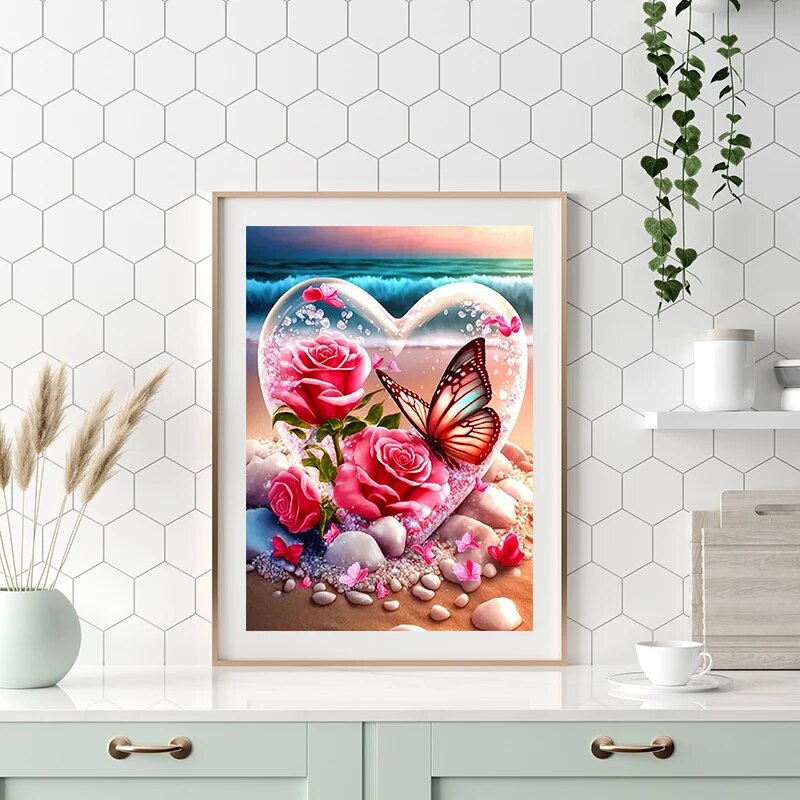 Vlinder Diamantmozaïek Roos Vo - Art Craft Butterfly recensie en prijs
