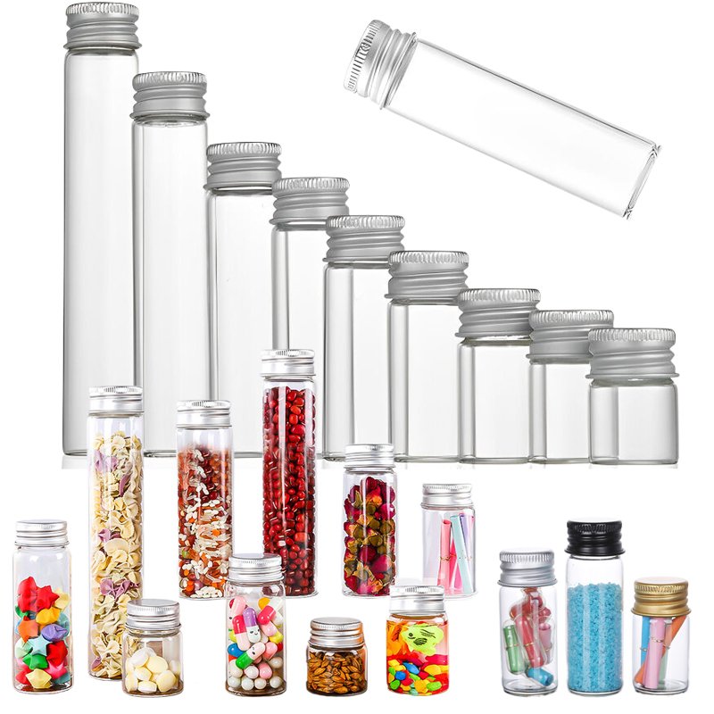 5PCS 5ML-100ML Mini Glas Alumi - Art Craft Youtube recensie en prijs