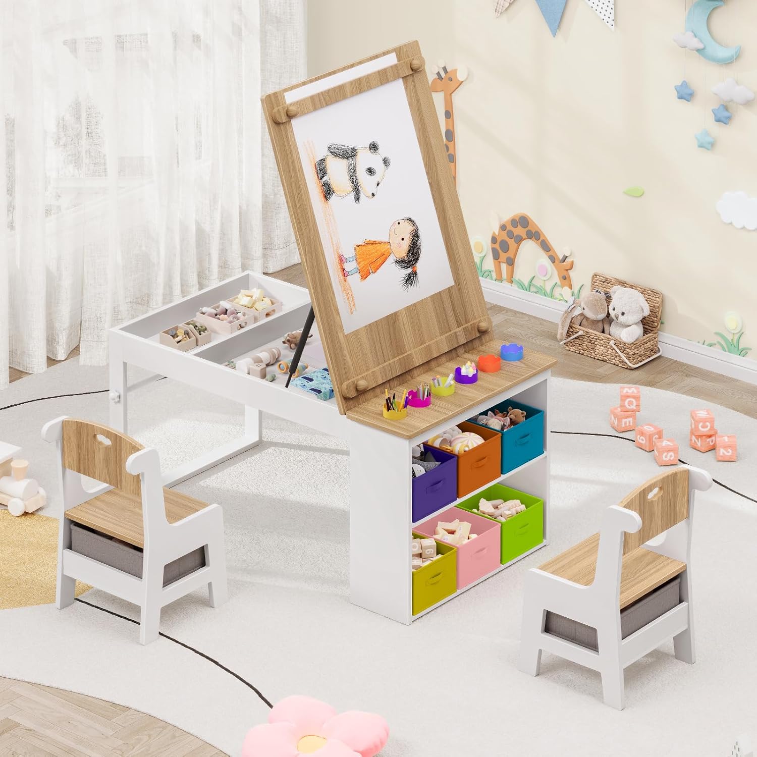 Kinderkunsttafel en -stoelen,  - Art Craft Toddler recensie en prijs