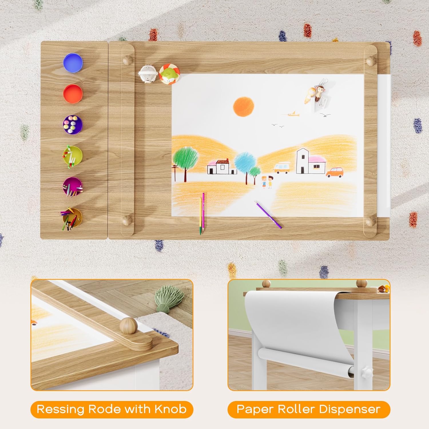 Kinderkunsttafel en -stoelen,  - Art Craft Toddler recensie en prijs