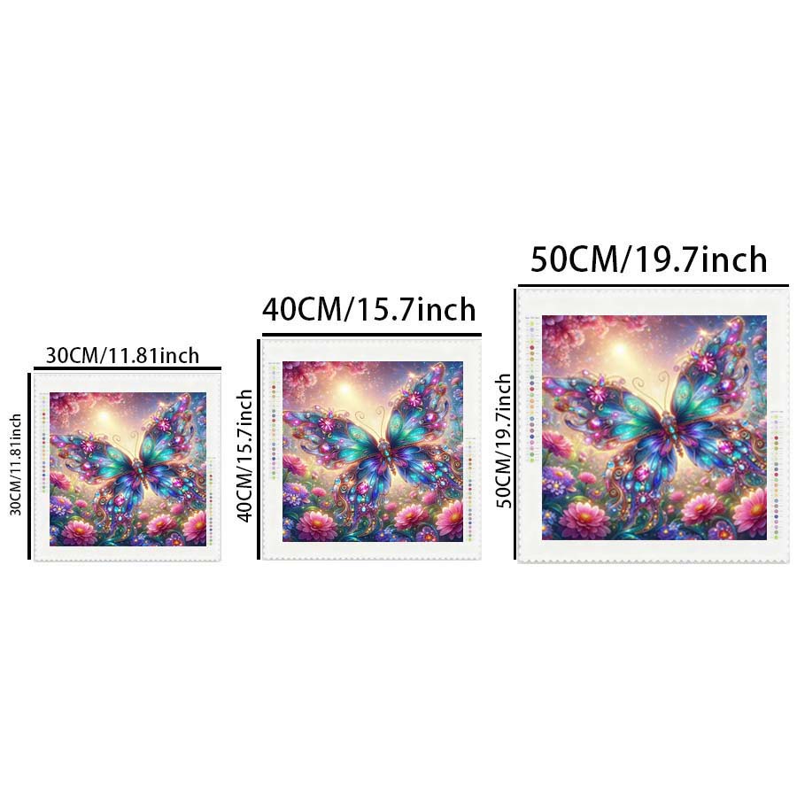 1 stuk 5D DIY flockingdoek, sp - Art Craft Butterfly recensie en prijs