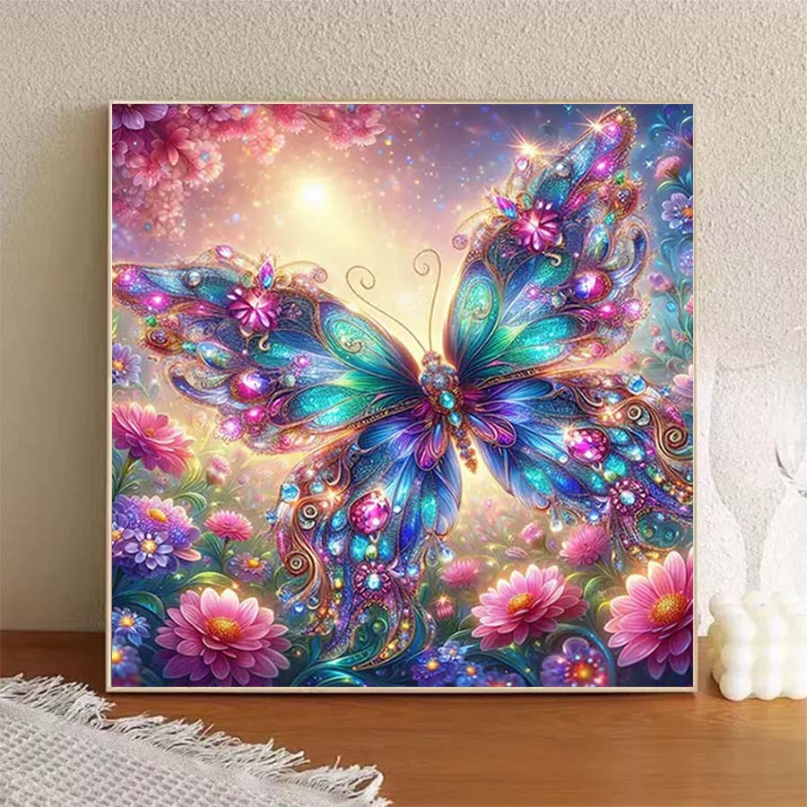 1 stuk 5D DIY flockingdoek, sp - Art Craft Butterfly recensie en prijs