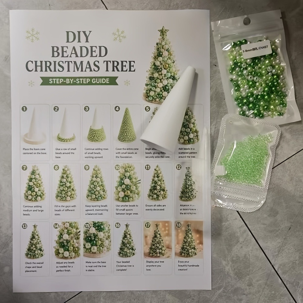 DIY Kerstboomset met kralen, h - Art Craft Christmas Tree recensie en prijs