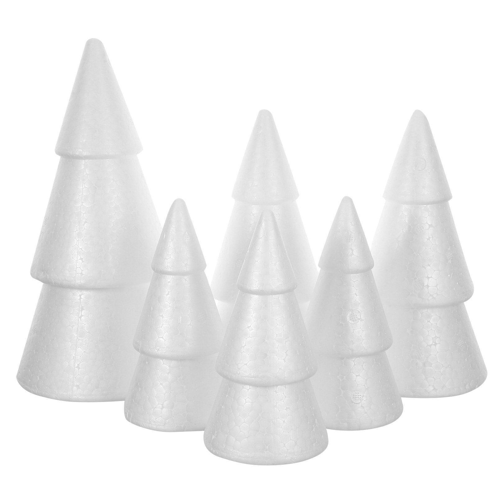 6 stuks kerstboom schuimkegels - Art Craft Christmas Tree recensie en prijs