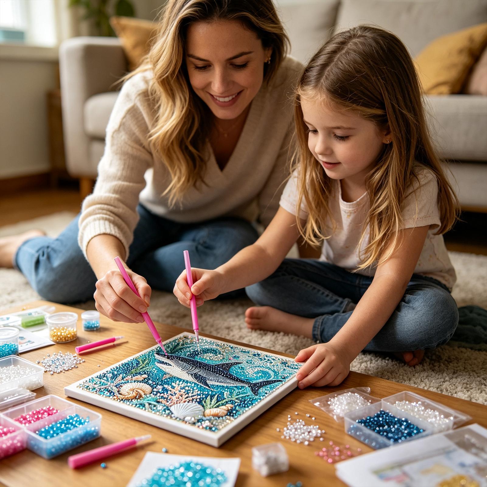 Strass-kunstparel 3D sprankele - Art Craft Activities recensie en prijs