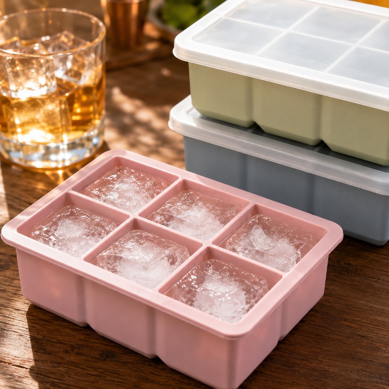 Silicone ijsblokjesvorm, 6 gro - Art Craft Ice Cream recensie en prijs