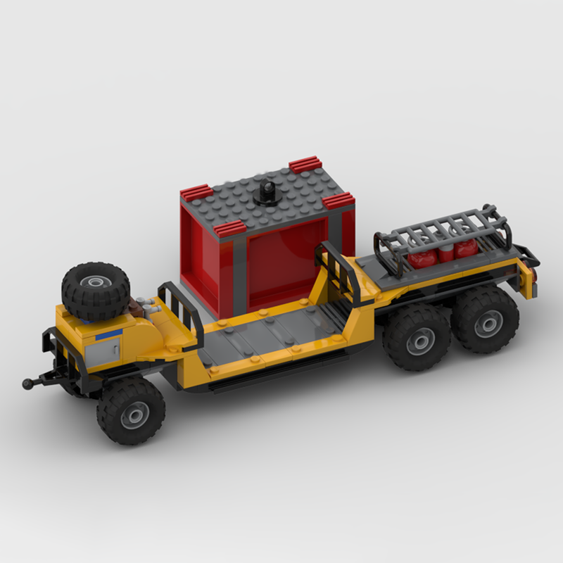 604-delige MOC City Jungle Car - Art And Craft Jungle recensie en prijs