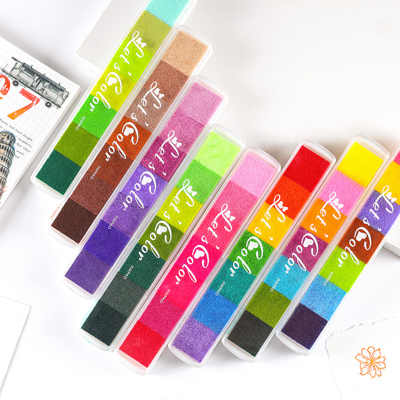 Leuke mixkleurige stempelkusse - Art Craft Activities recensie en prijs