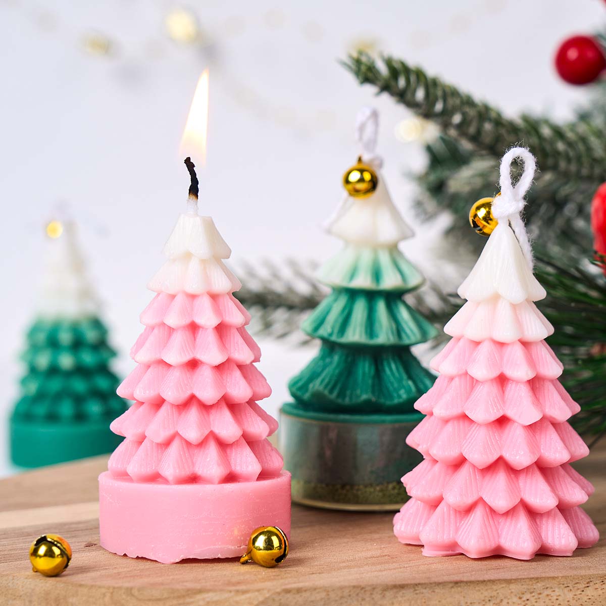 3D Kerstboom Siliconen Kaars S - Art Craft Christmas Tree recensie en prijs