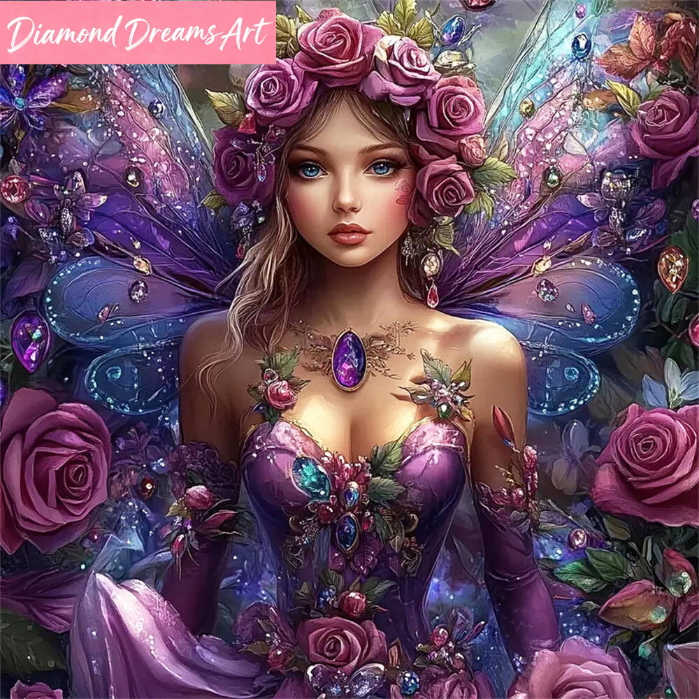 5D DIY diamantmozaïek vrouwenp - Art Craft Butterfly recensie en prijs