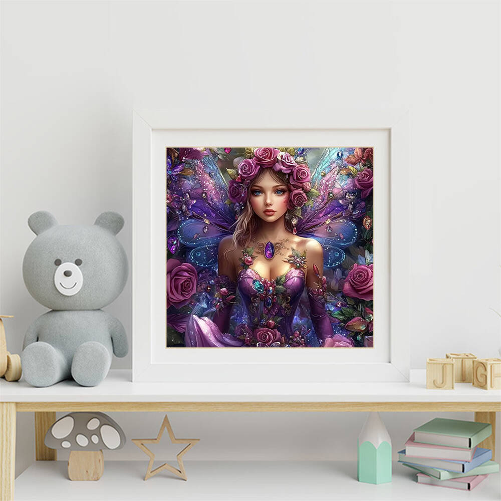 5D DIY diamantmozaïek vrouwenp - Art Craft Butterfly recensie en prijs