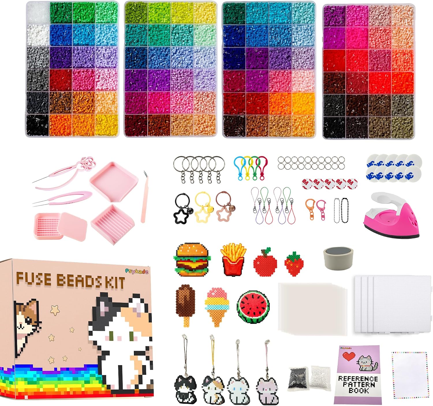 Fuse Beads Kit-Easy DIY-96 kle - Art Craft Kit recensie en prijs